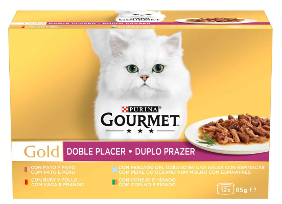 Comida Húmida para Gato Seleção Duplo Prazer Multipack