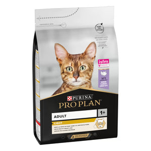 Pro Plan Gato Adulto Light Rico em Peru 3kg