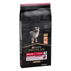 Pro Plan Medium Puppy Sensitive Skin Rico em Salmão para Cachorro Médio com Pele Sensível