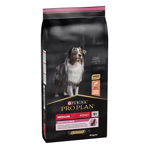 Pro Plan Cão Adulto Medium Sensitive Skin Rico em Salmão para Cão Adulto Médio com Pele Sensível