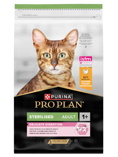Ração para Gato Adulto Esterilizado Delicate Frango