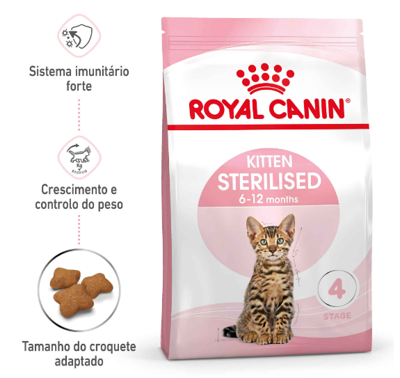 Ração para Gato Esterilizado Júnior