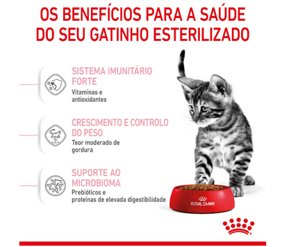 Ração para Gato Esterilizado Júnior