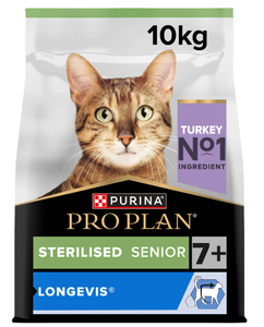 Ração para Gato Sénior Esterilizado Peru +7 Anos