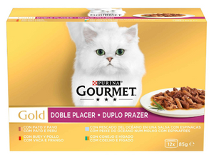 Comida Húmida para Gato Seleção Duplo Prazer Multipack